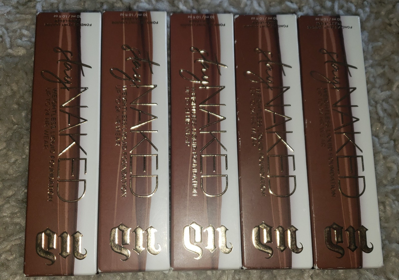 Urban Decay Stay Naked Weightless Liquid Foundation lot of 12 – Variety