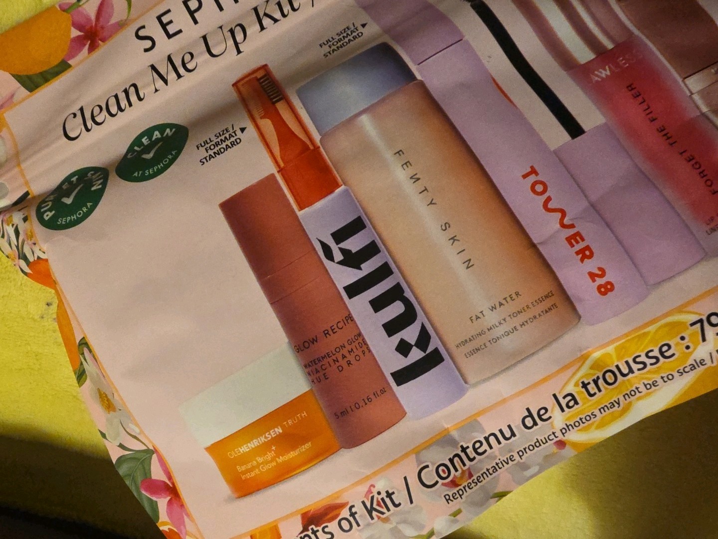 Sephora Favorites Clean Me Up Kit All BNIB Authentic 8 Full Size~Travel Size