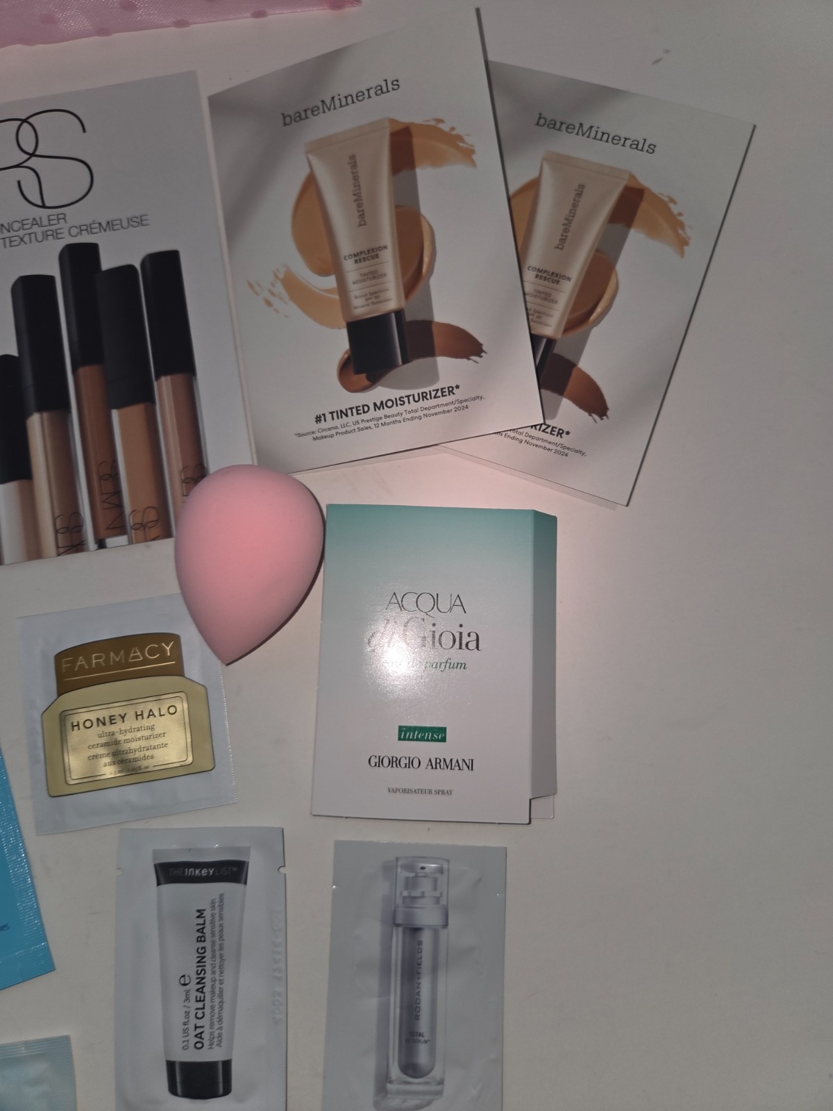 Ulta 13pc NEW Cosmetic Samples Bag foundation cream lipstick moisturizer perfume