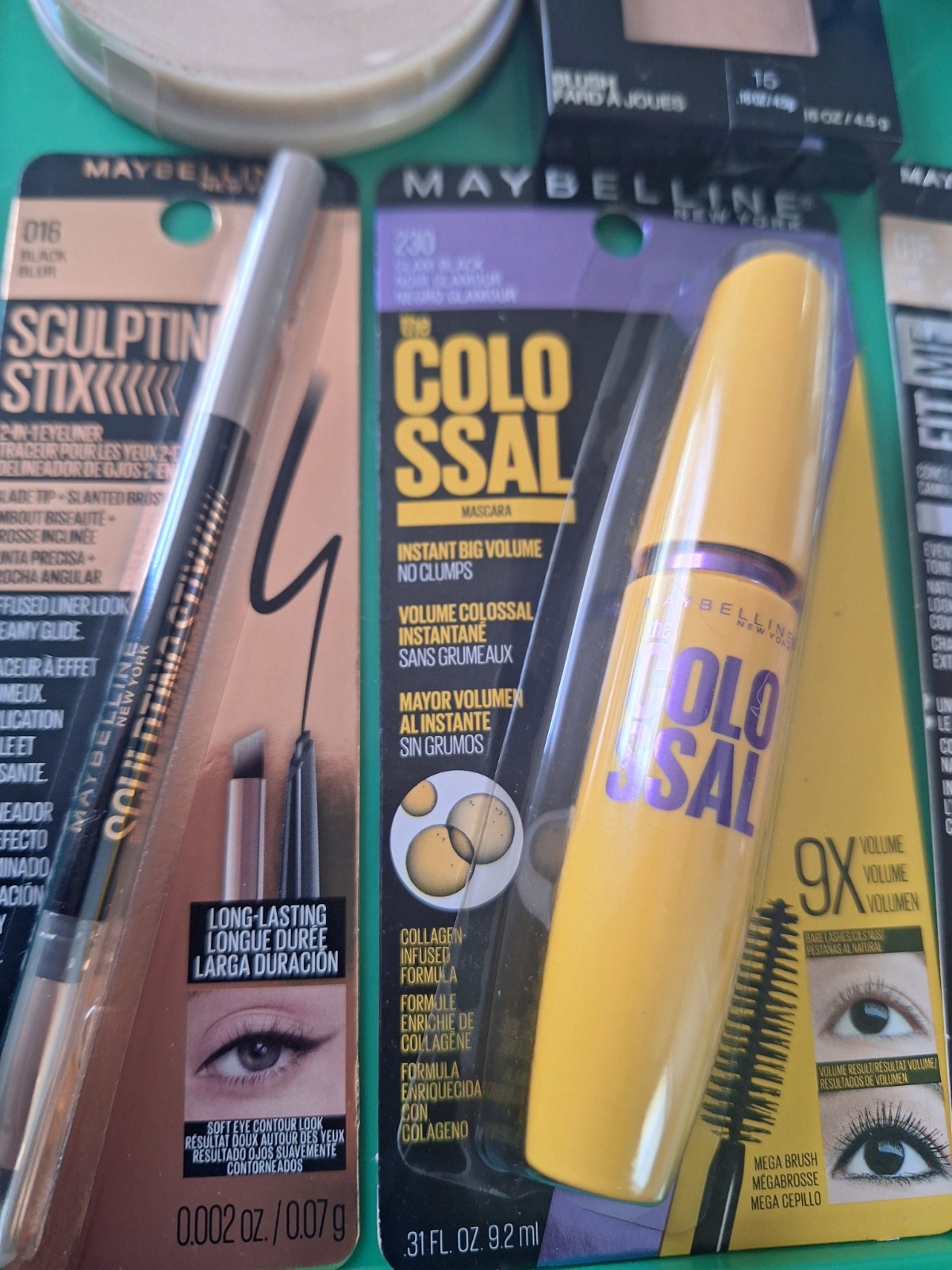 Maybelline New York Fit Me Matte + Poreless & Colossal Makeup Lot + MODA Brushes