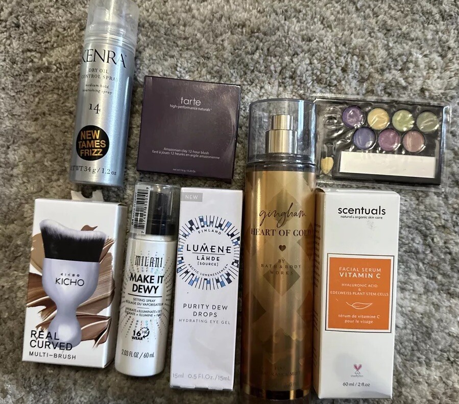 Makeup/Skin Lot 8 pc Scentuals Milani Lumene Kenra Tarte Kicho See Details Below