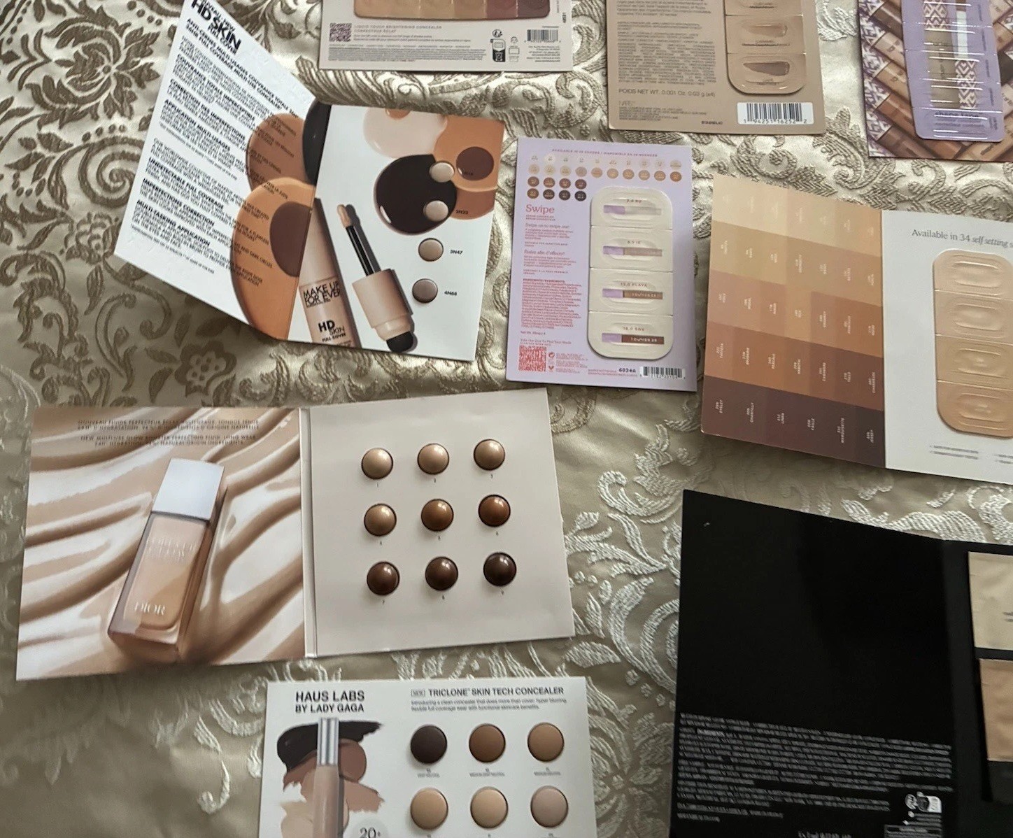 NEW Sephora Beauty Insider 12 Piece CONCEALER Makeup Sample Card Set
