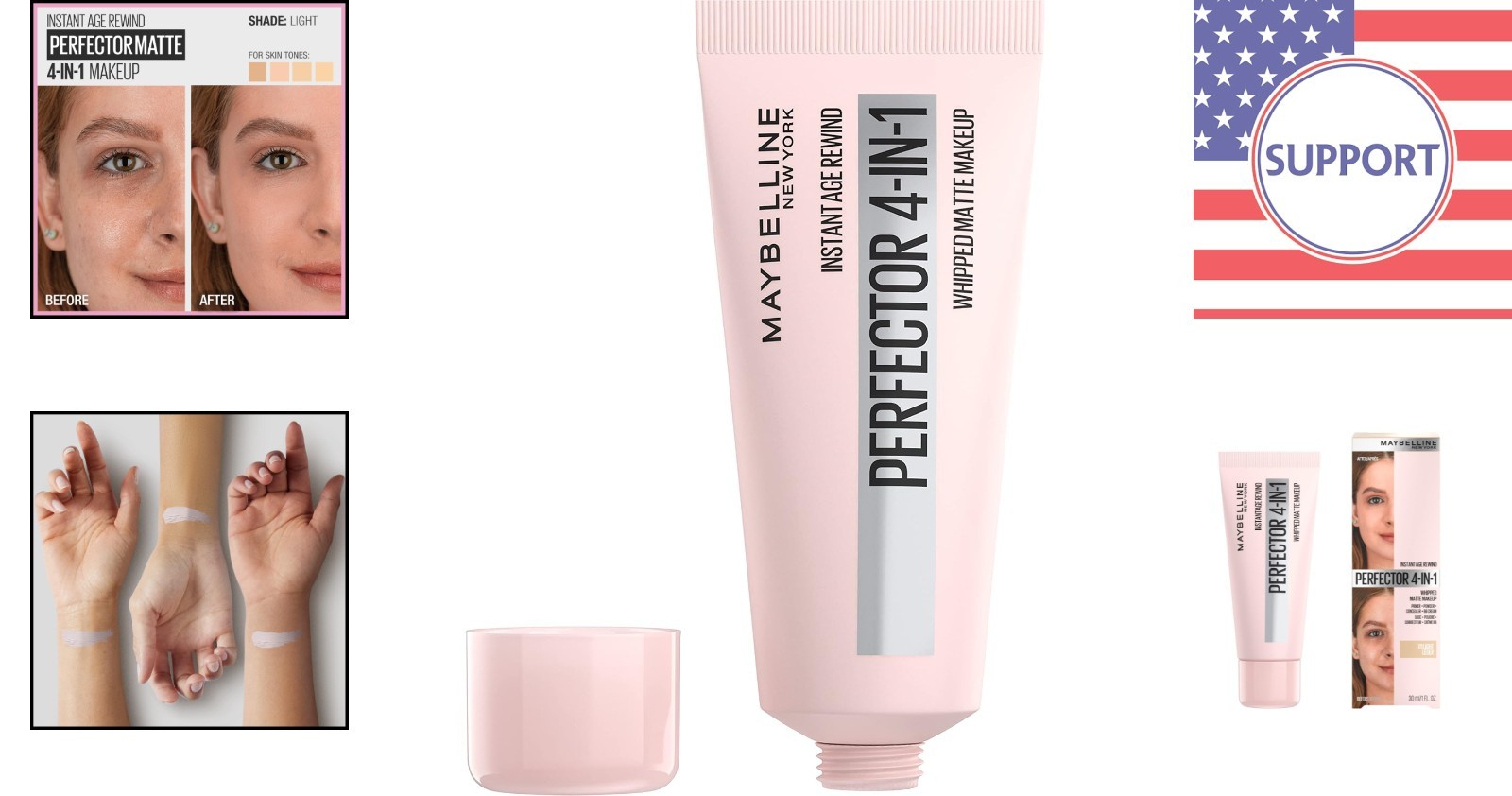 Instant Age Rewind 4-in-1 Matte Makeup, 01 Light – Flawless Skin in One Step