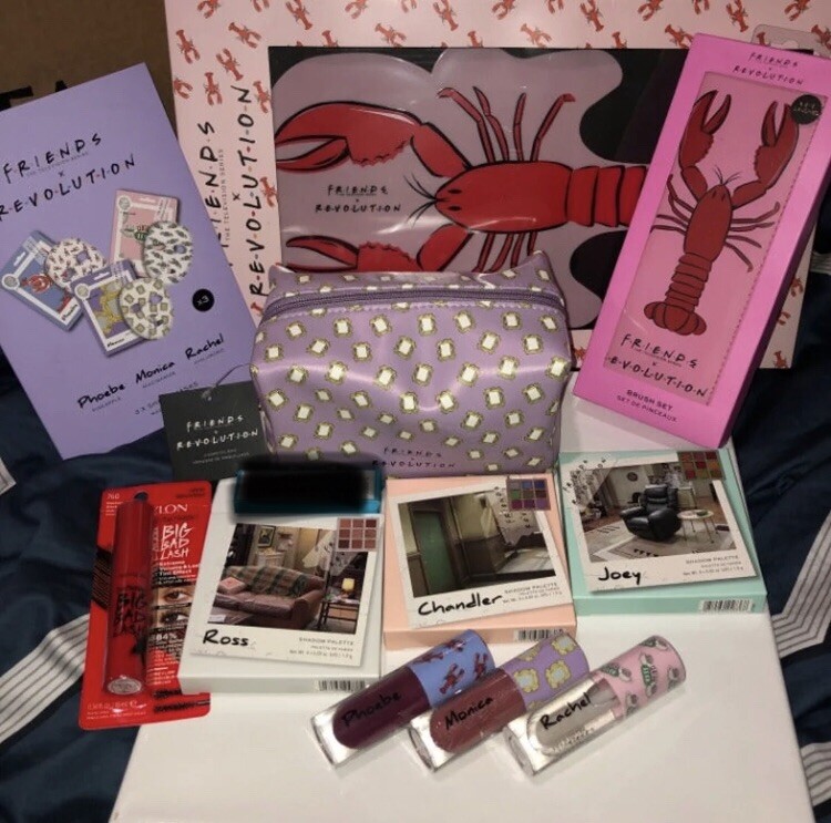 Revolution X Friends TV Show Makeup and Accessories Bundle Limited Edition NWT