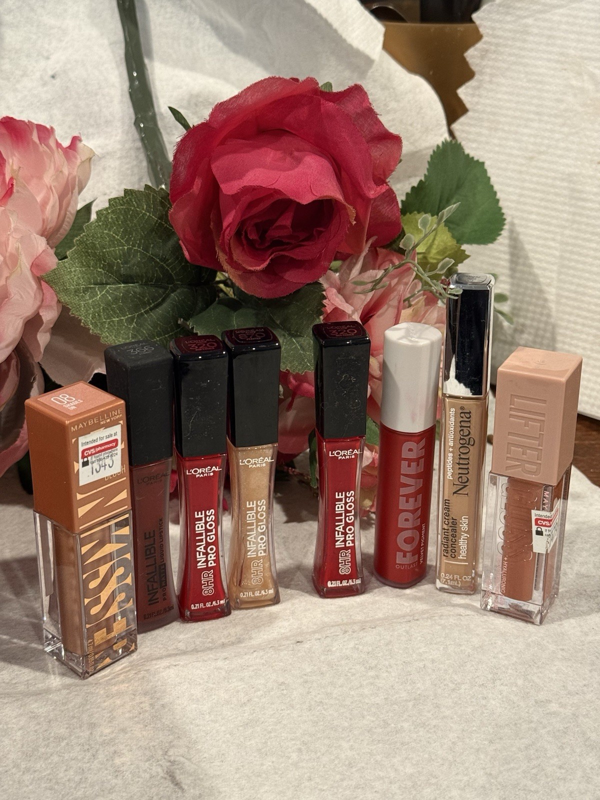 Maybelline L’Oréal Revlon Neutrogena Essence Makeup Lot Full Size Fit Me Lifter