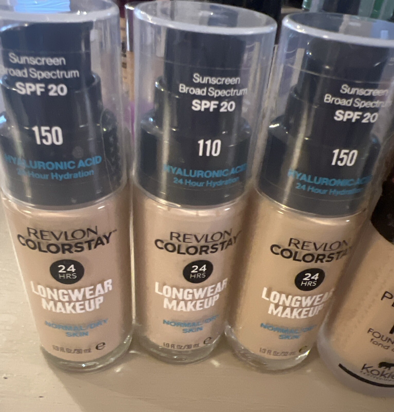 5 pack Mixed Lot Foundations~New~ Fair Light Shades~ See Photos ~New