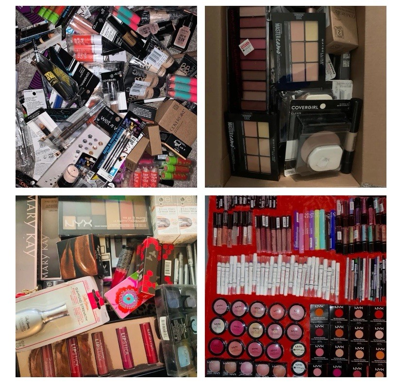 25 Piece Name Brand Mixed Makeup Wholesale CoverGirl, Maybelline, L’Oreal, Etc