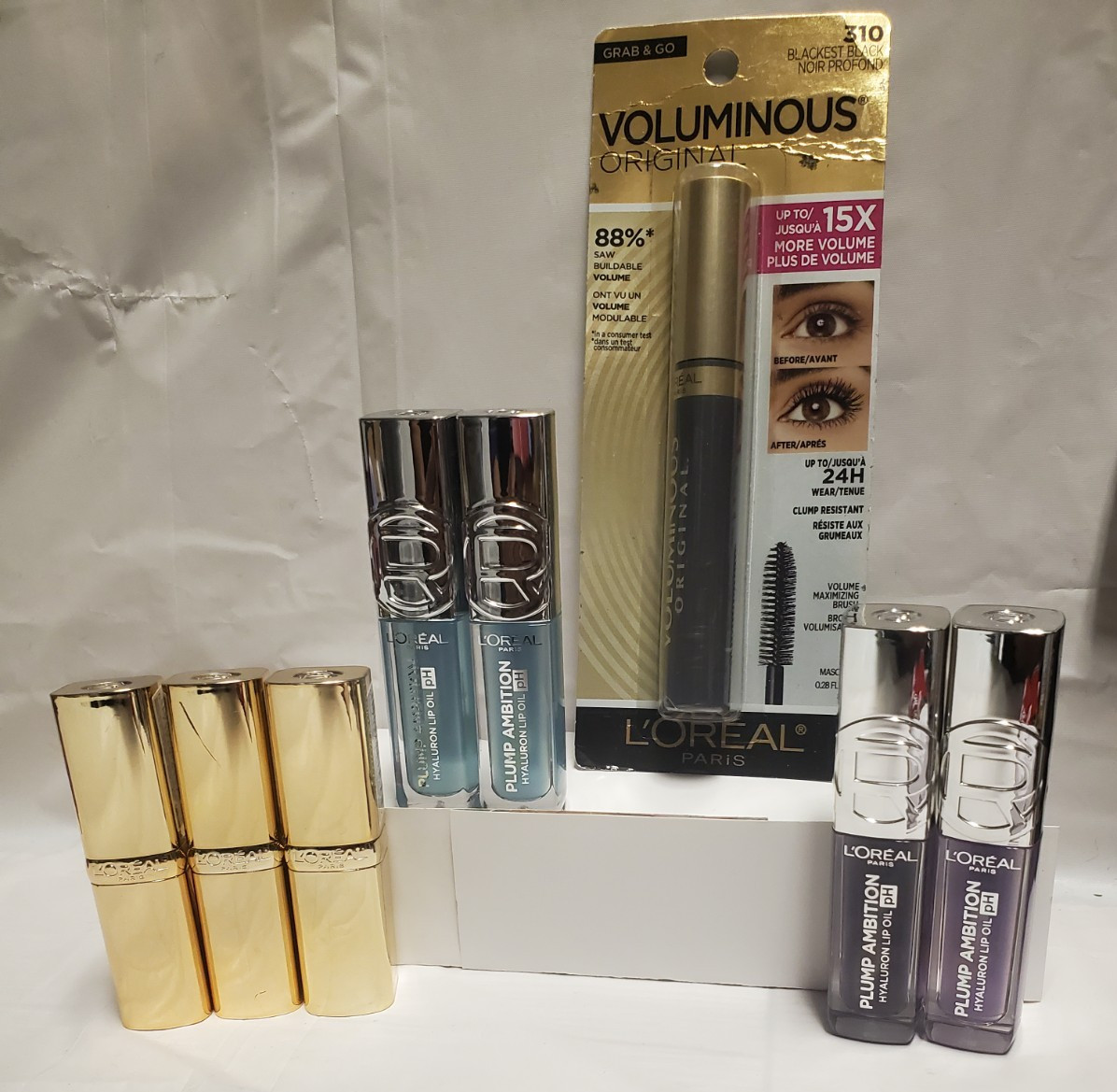 L’Oréal Mixed LOTS Paris Volumizing Long Lasting Mascara + Plump Ambition