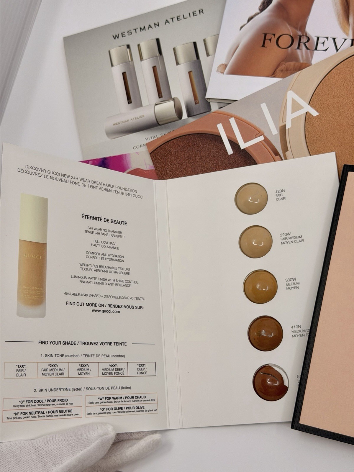 Lot of Makeup Samples High End Sephora Ulta Gucci Ilia Charlotte Tilbury + More