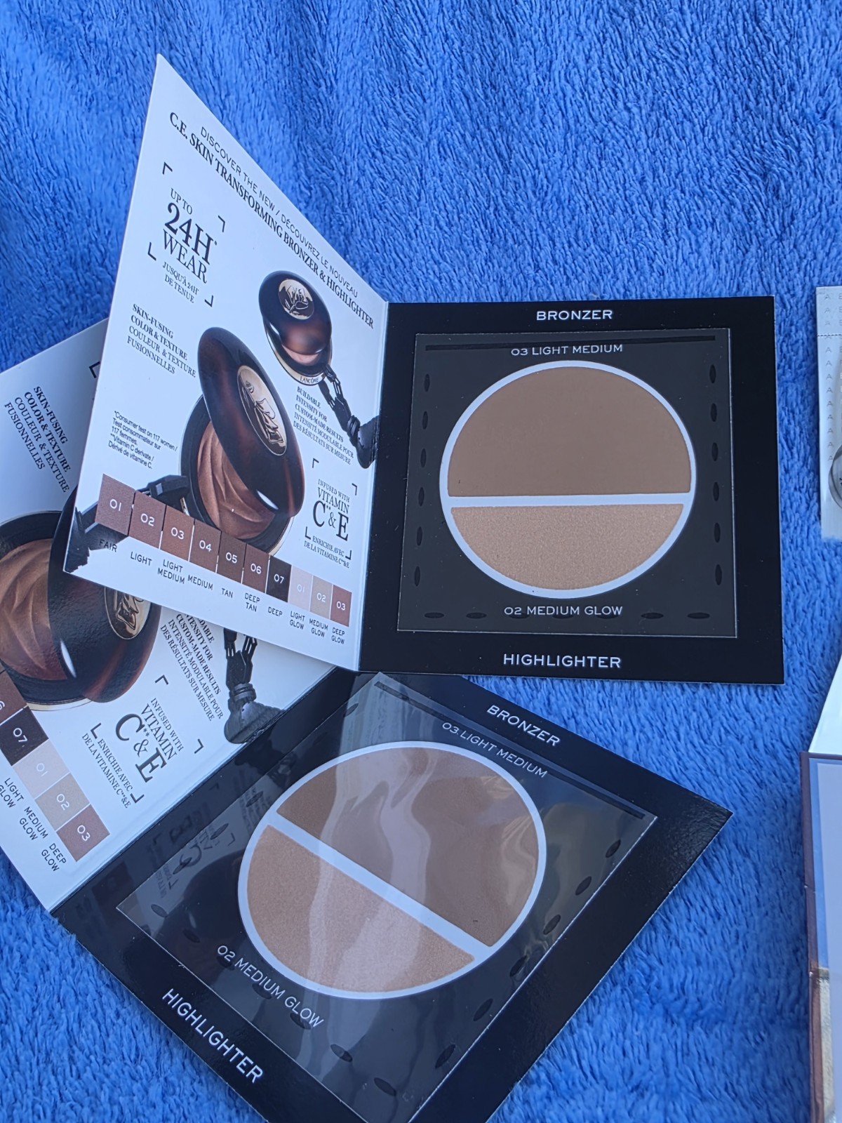 Lancôme Samples: La Vie Est Belle, UV Expert, Absolue, Bronzer