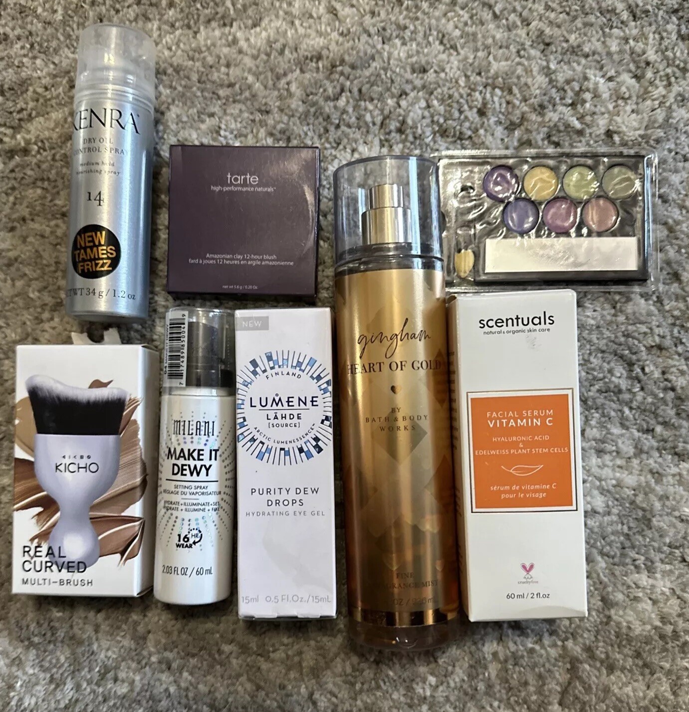Makeup/Skin Lot 8 pc Scentuals Milani Lumene Kenra Tarte Kicho See Details Below