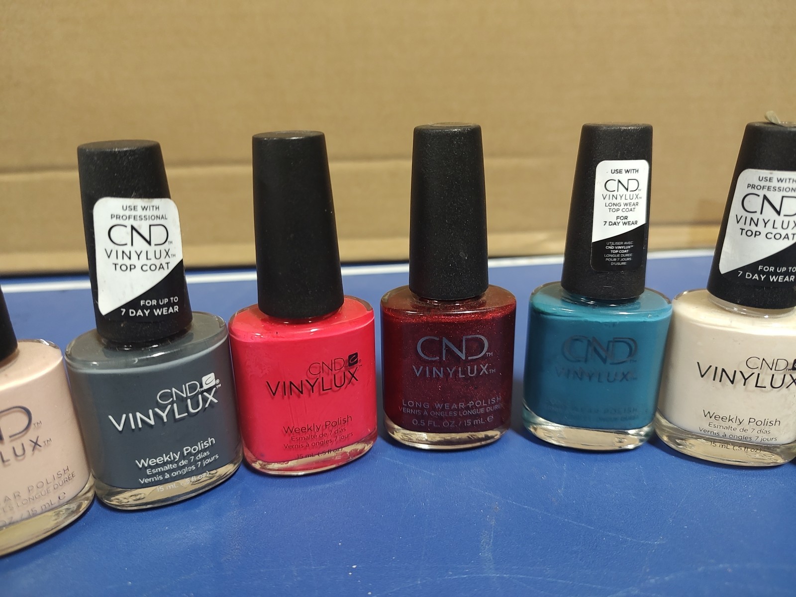 Wholesale Lot 10 Pc Mixed CND Vinylux Weekly Nail Polish Lot #410