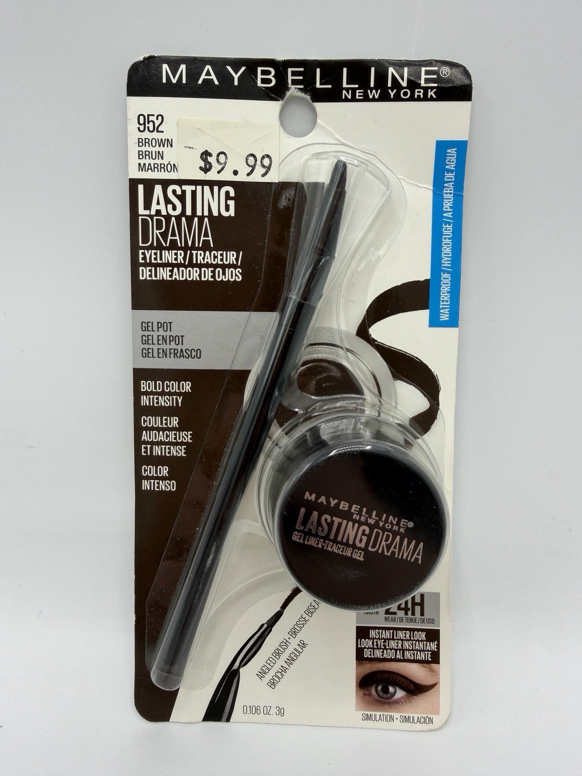 Maybelline New York Makeup Bundle; Deep Cocoa Mascara And Brown Eyeliner, New