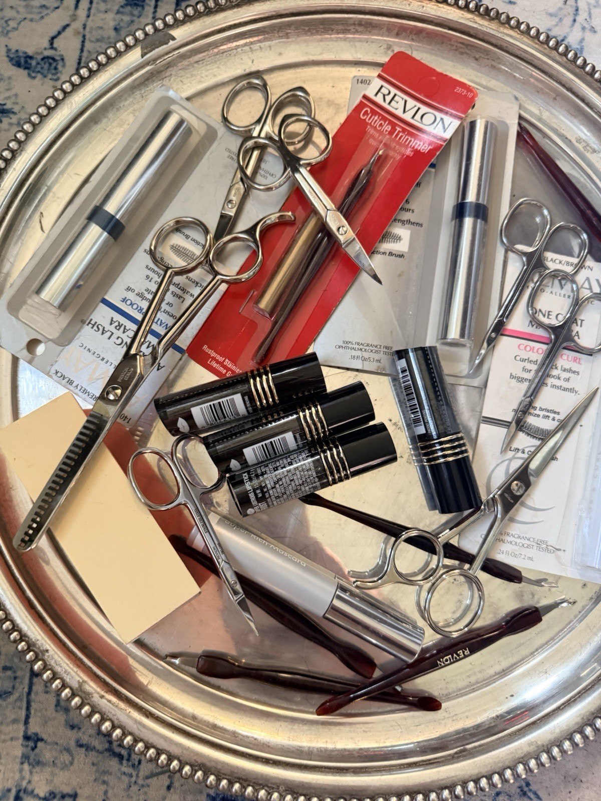 Revlon Almay Cosmetics Makeup Implements Beauty Lot 25 Pieces Unused