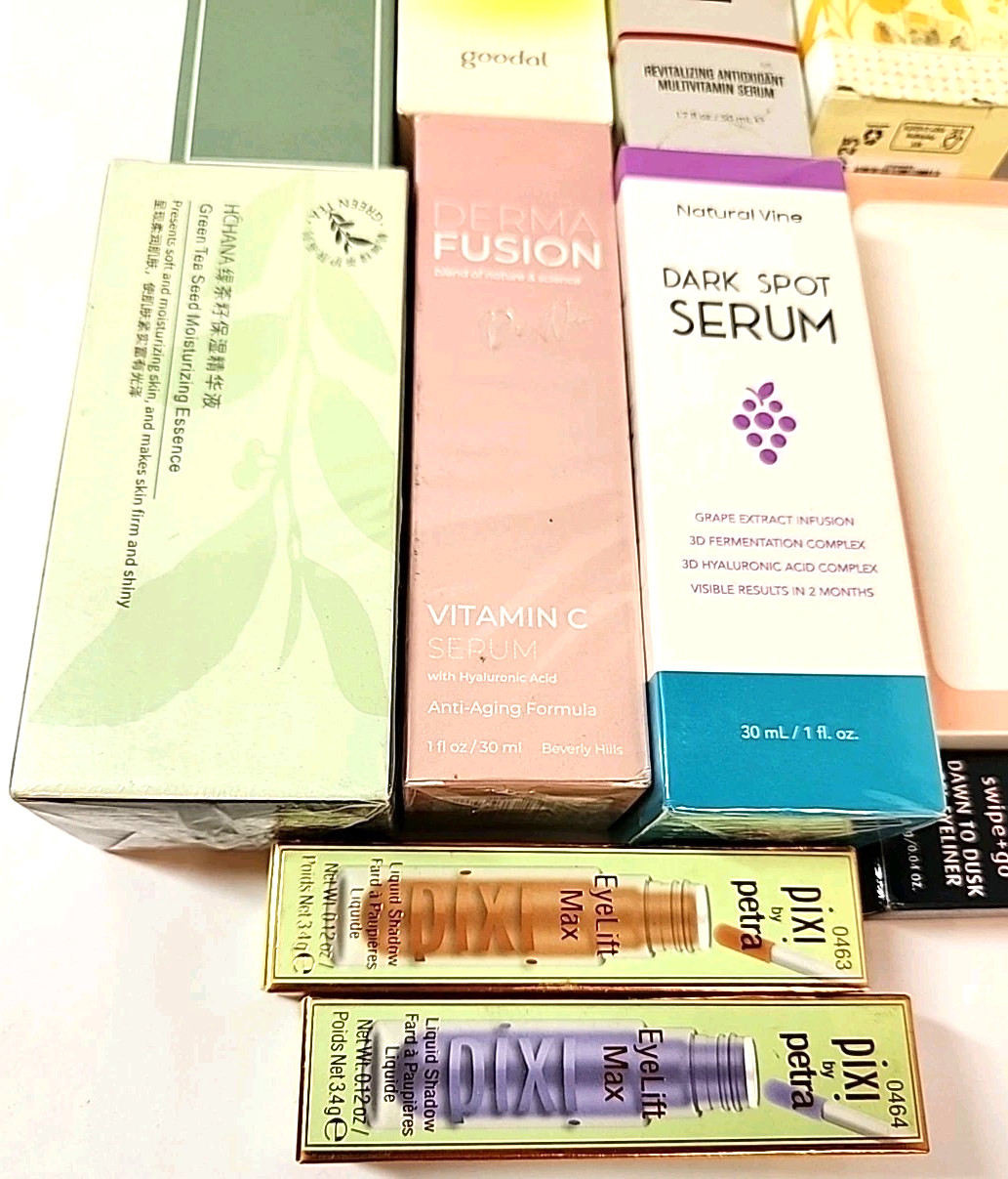 LOT OF 12 NEW Pieces Mixed Makeup Beauty & Korean Skincare All Full-Size Items