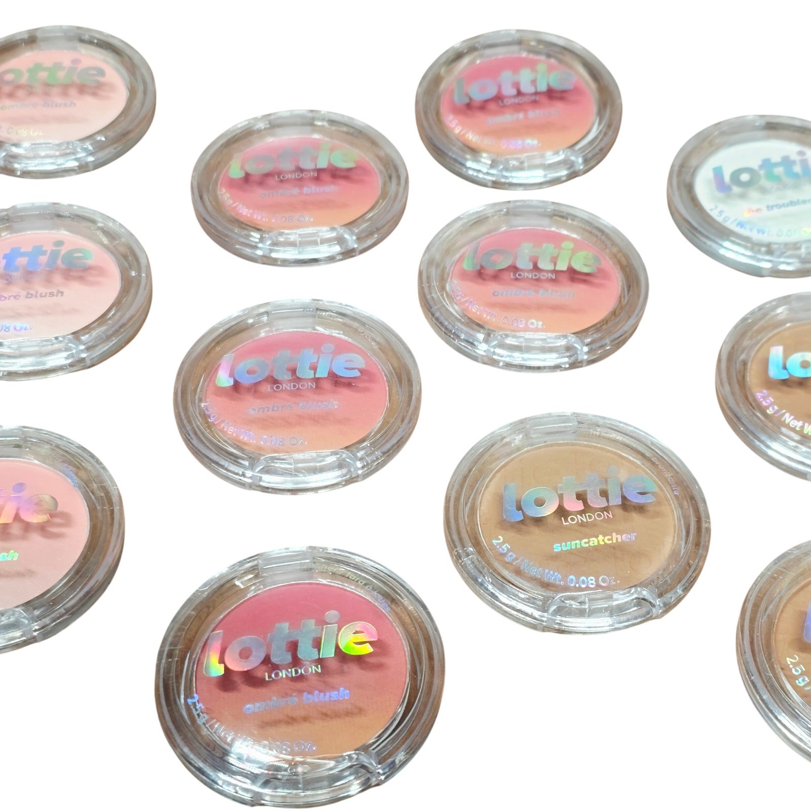 Lottie London Makeup Lot 14pc Ombre Blush Suncatcher Bronzer Highlighter NEW