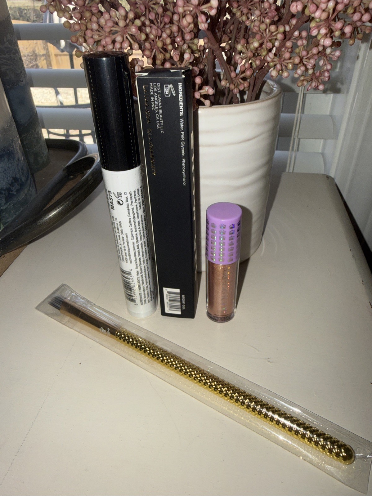 Kokie Mascara-LAVAA Brow Gel-Moda Brush-Mo Beauty Eye Makeup Lot. 4 Items!