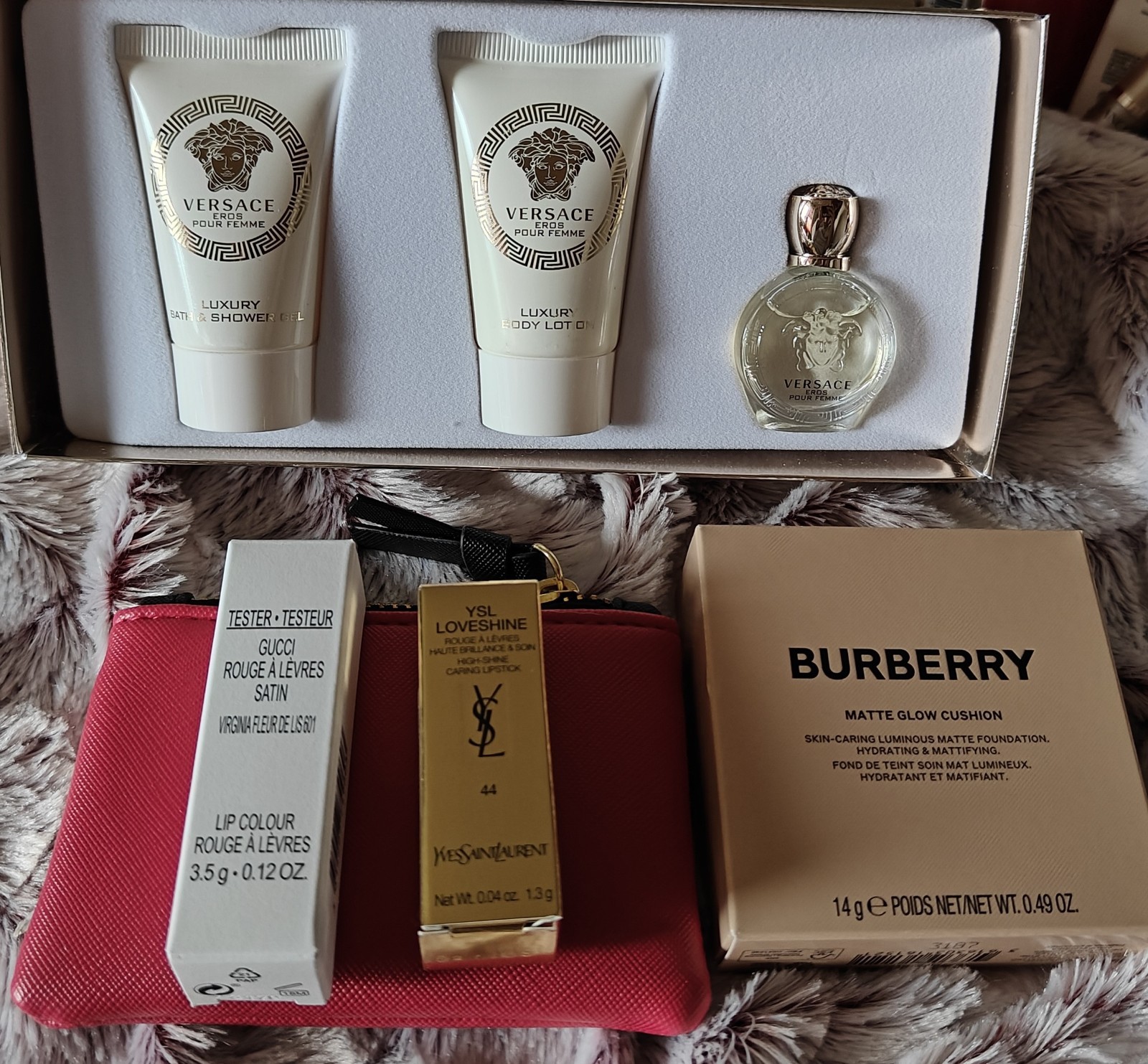 Beauty Bundle Feat: Burberry, Gucci, YSL And Versace Eros EDP 5ml