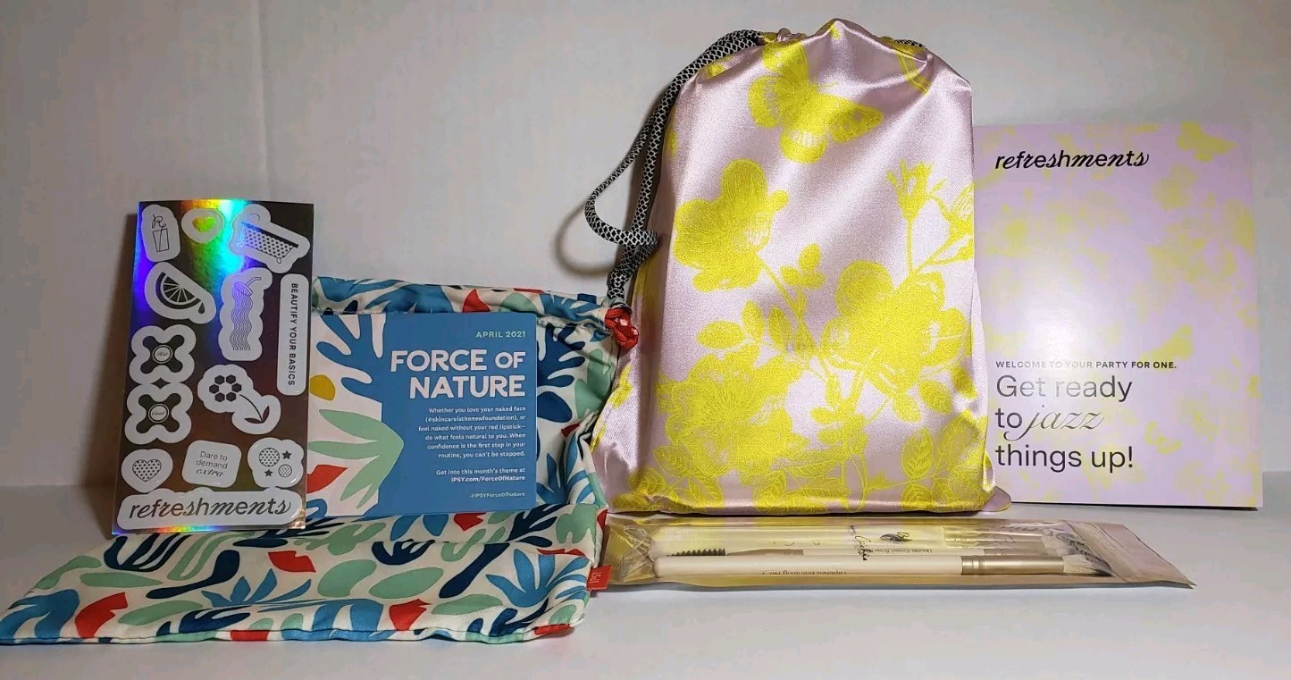 Ipsy Makeup Beauty Bundle Box – Macy’s Sephora Ulta Refreshment Luxe C12 Argan