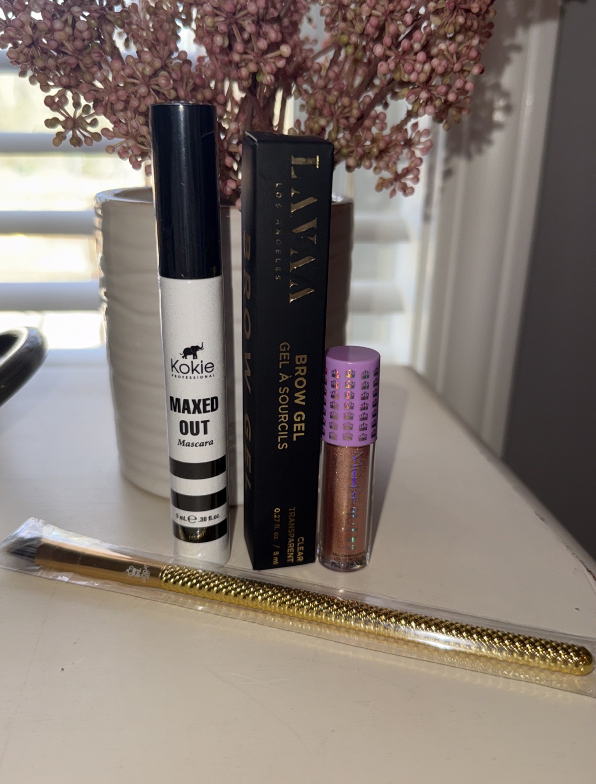 Kokie Mascara-LAVAA Brow Gel-Moda Brush-Mo Beauty Eye Makeup Lot. 4 Items!