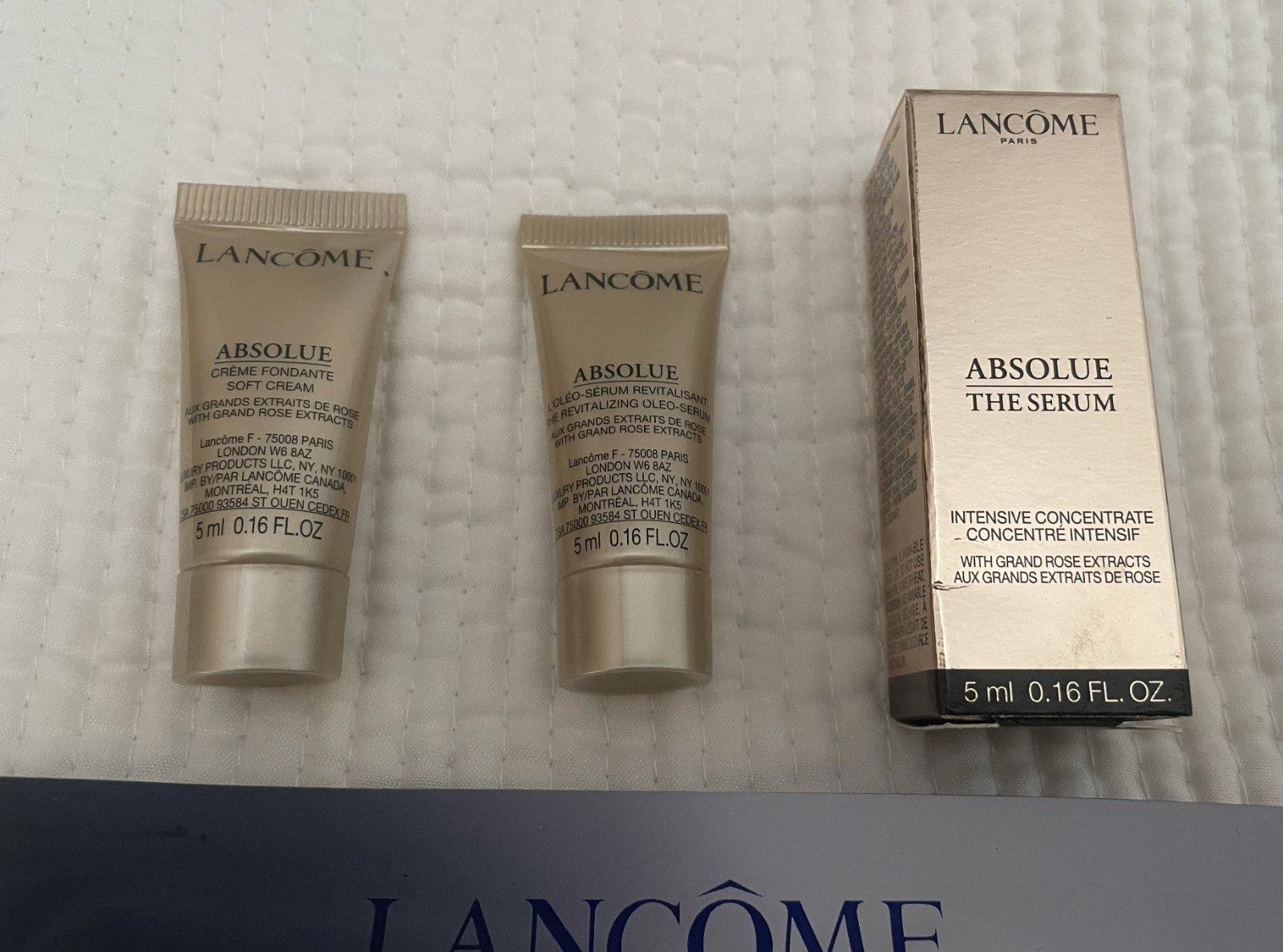 New Lancome Beauty Sample Travel Lot of 12