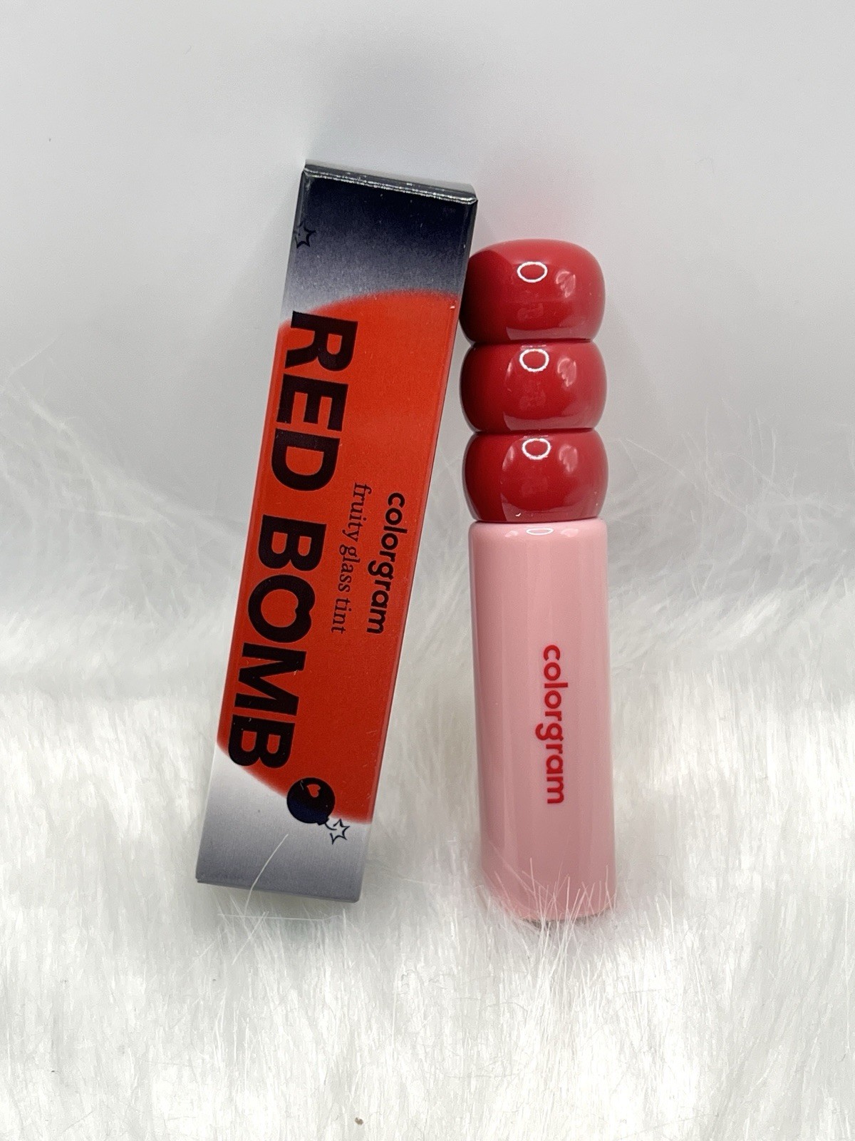 Colorgram RED BOMB 17 Ticking Apple + Belle Beauty TRUE RED Kisser Fixer Lip Duo