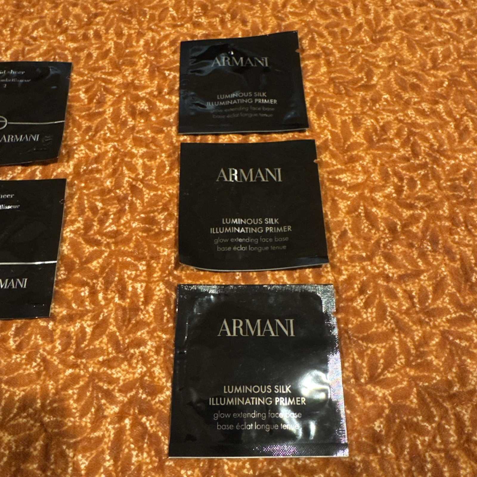 Giorgio Armani 2 fluid sheer fluide embellisseur And Illuminating primer Bundle
