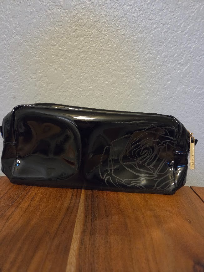 NEW Lancôme Gift Set Lot 8pc Black Rose Makeup Bag