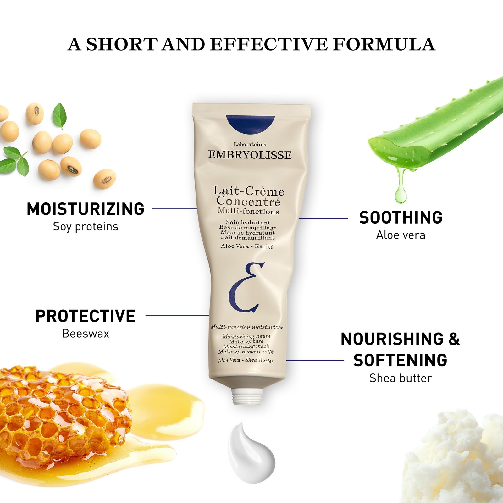 Embryolisse Lait-Crème Concentré, Face Cream & Makeup Primer – 1.01 fl.oz. –
