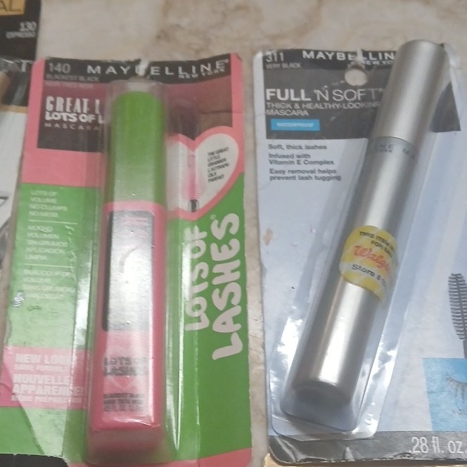 Maybelline, Revlon, COVERGIRL, L’Oréal, Milani Mascara, Eyeliner, Full Size Lot