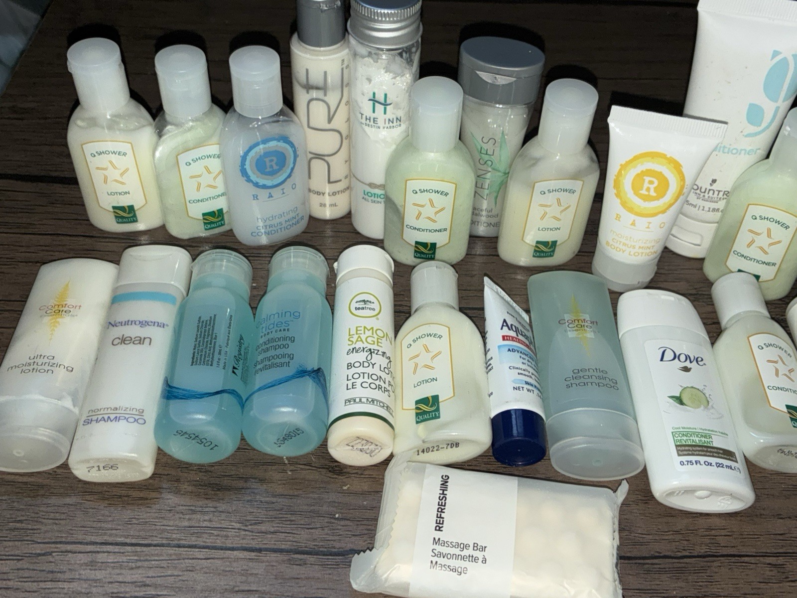 Lot Of 24 Assorted Travel Size Health And Beauty Products