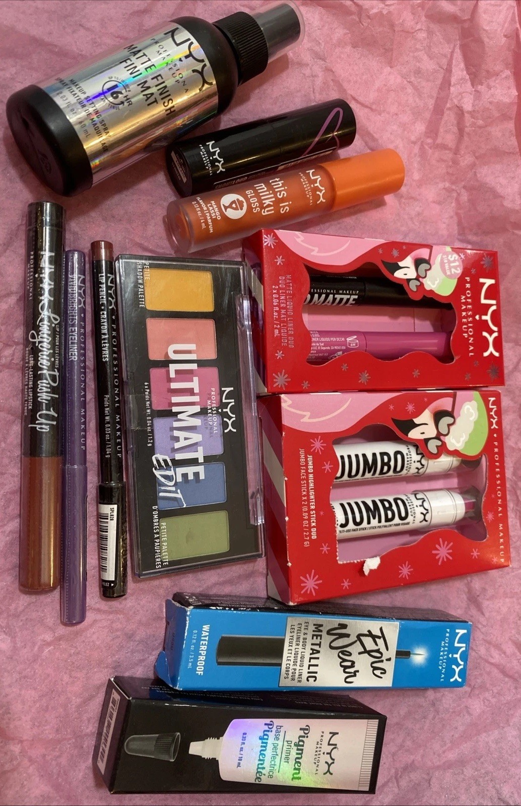 ❣️ NYX Makeup Cosmetic Bundle Lot 11 Pc Beauty Gift Set Lip And Eye FREESHIP❣️