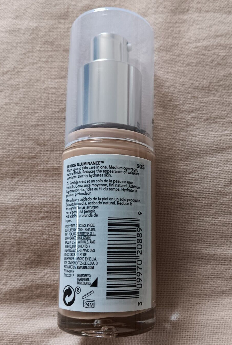 Revlon Illuminance Foundation 1 oz #305 Medium Sand Creme Shadow Palette Lot