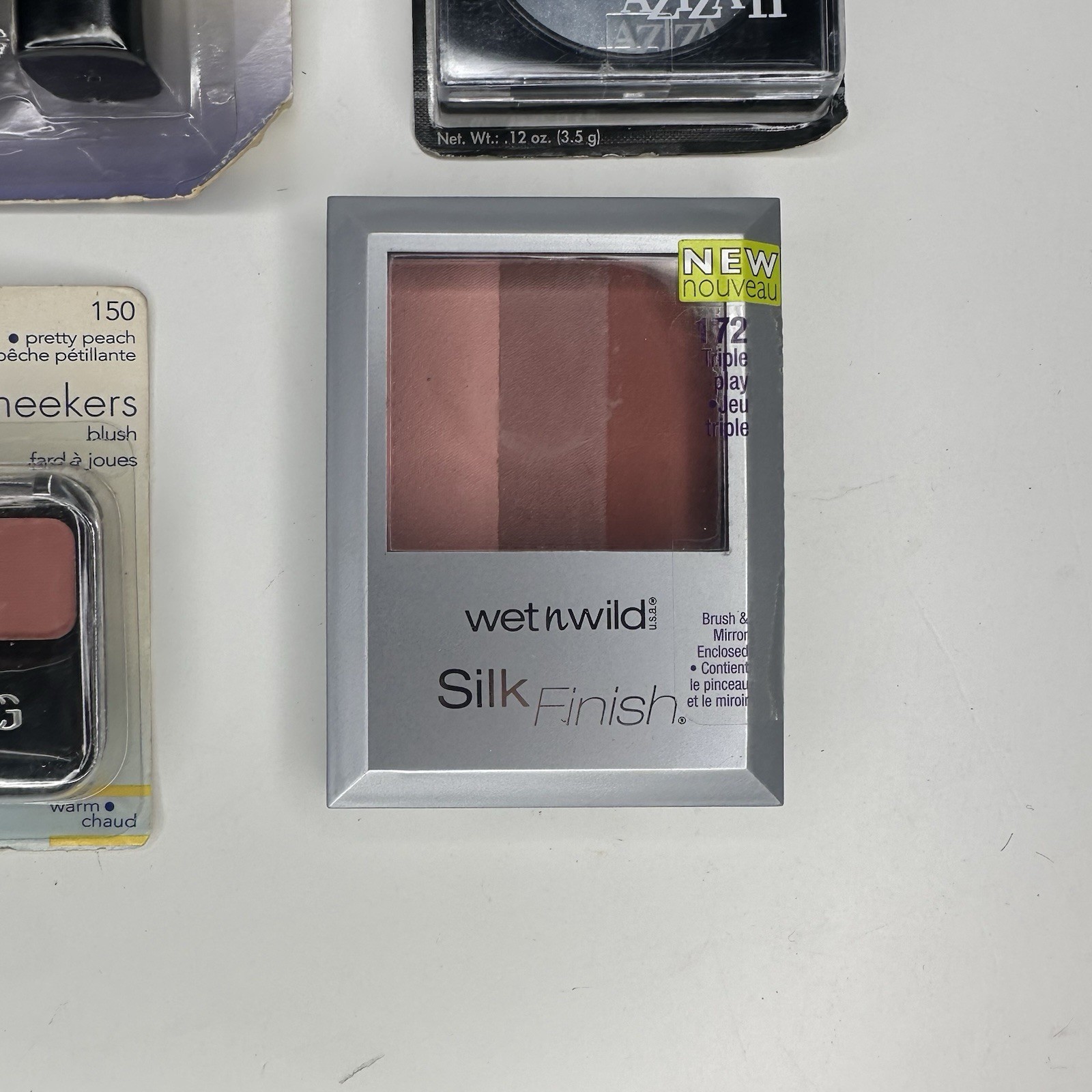 Vintage Sealed New Makeup Lot Covergirl NYC Aziza Wet N Wild ColorMates Blush