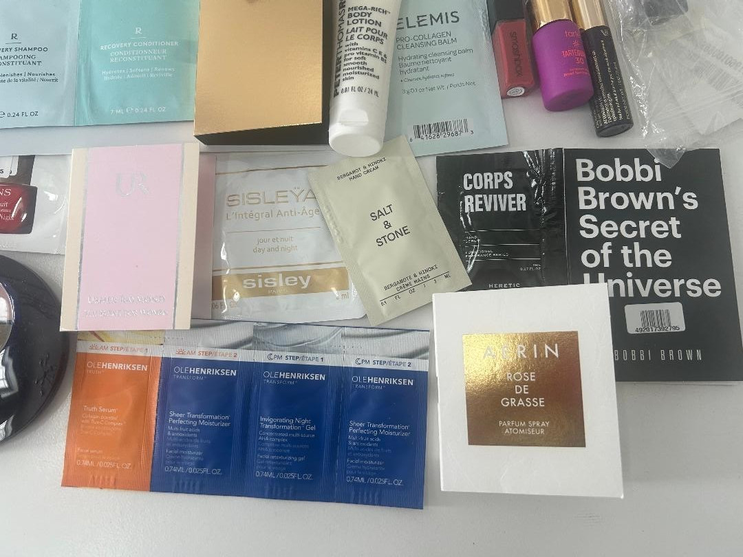 Lot 35+ Mixed Beauty items Mini Travel Sample Skincare Makeup Body Face Nails