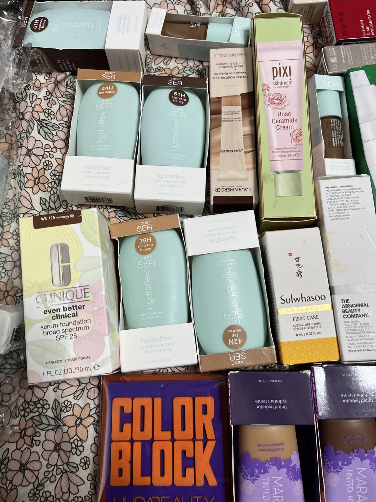 18 Bundle Lot Cosmetics Mik Makeup It Tarte Sea Huda Clinique Full Size Premium
