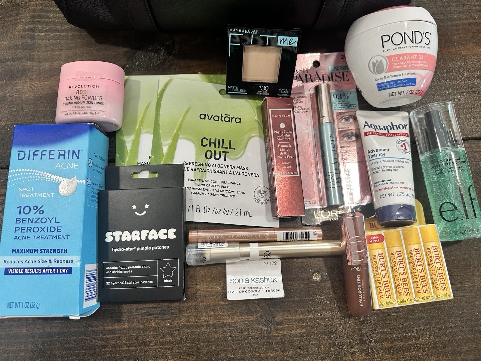NEW 16-Piece Beauty Bundle with Black a new day Purse-Over $100+ MSRP
