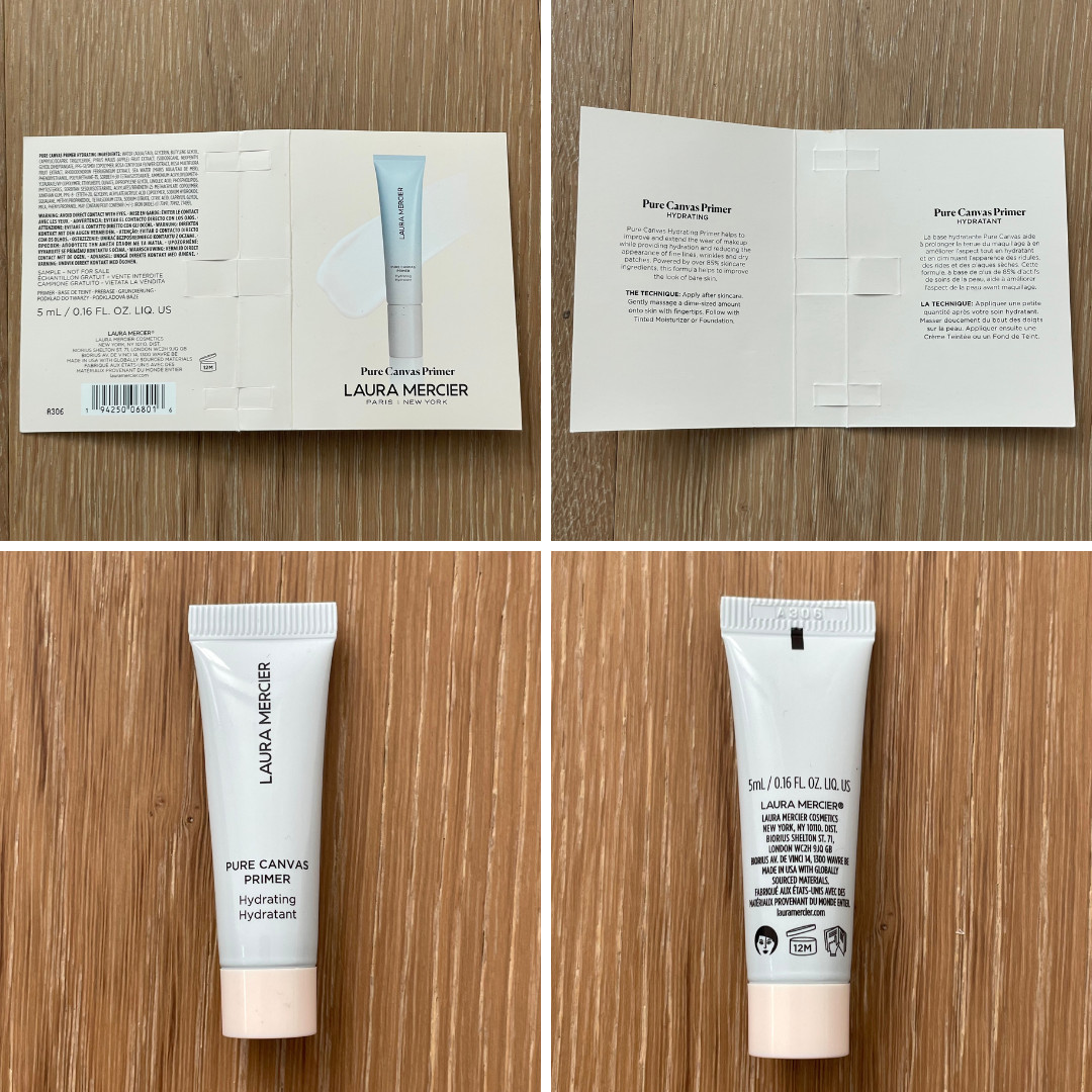 Laura Mercier Makeup Samples Translucent Power Pure Canvas Primer Beauty Lot