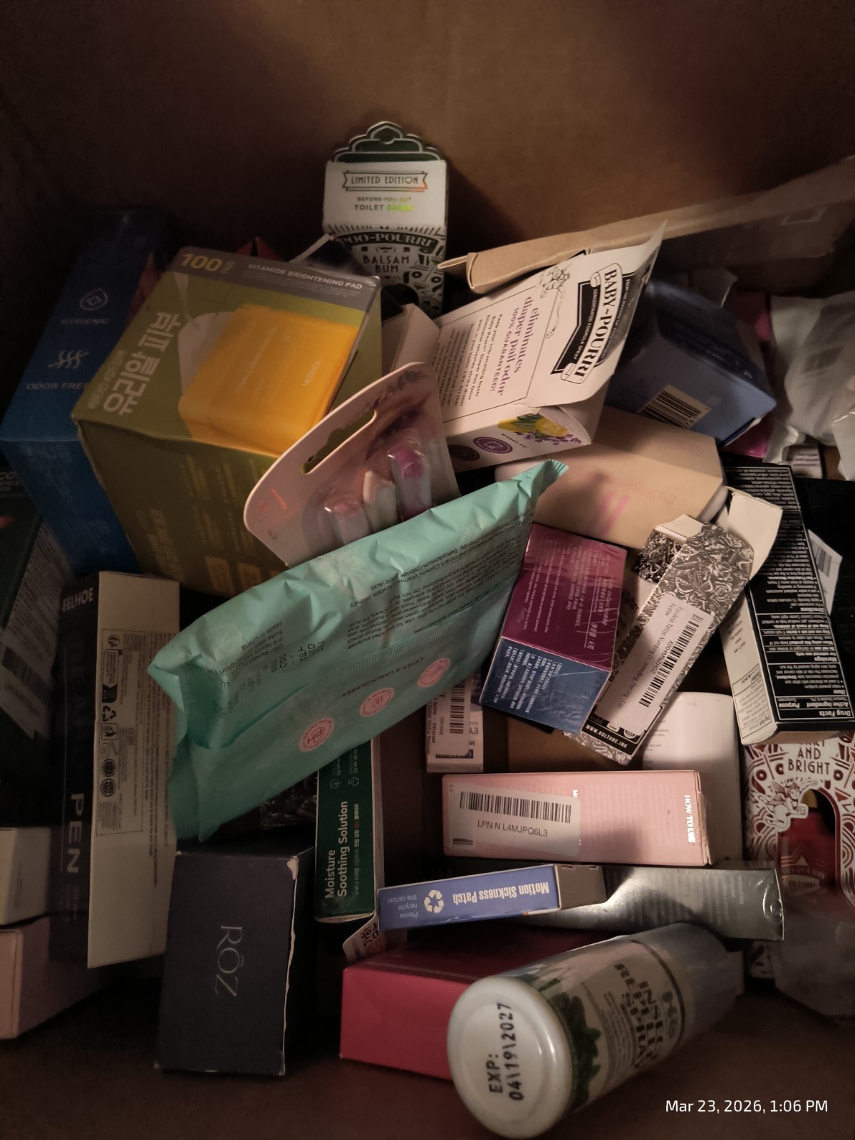 25+ Piece Beauty Lot Skincare Face Body Lip Eyes More Variety Box Various Brands