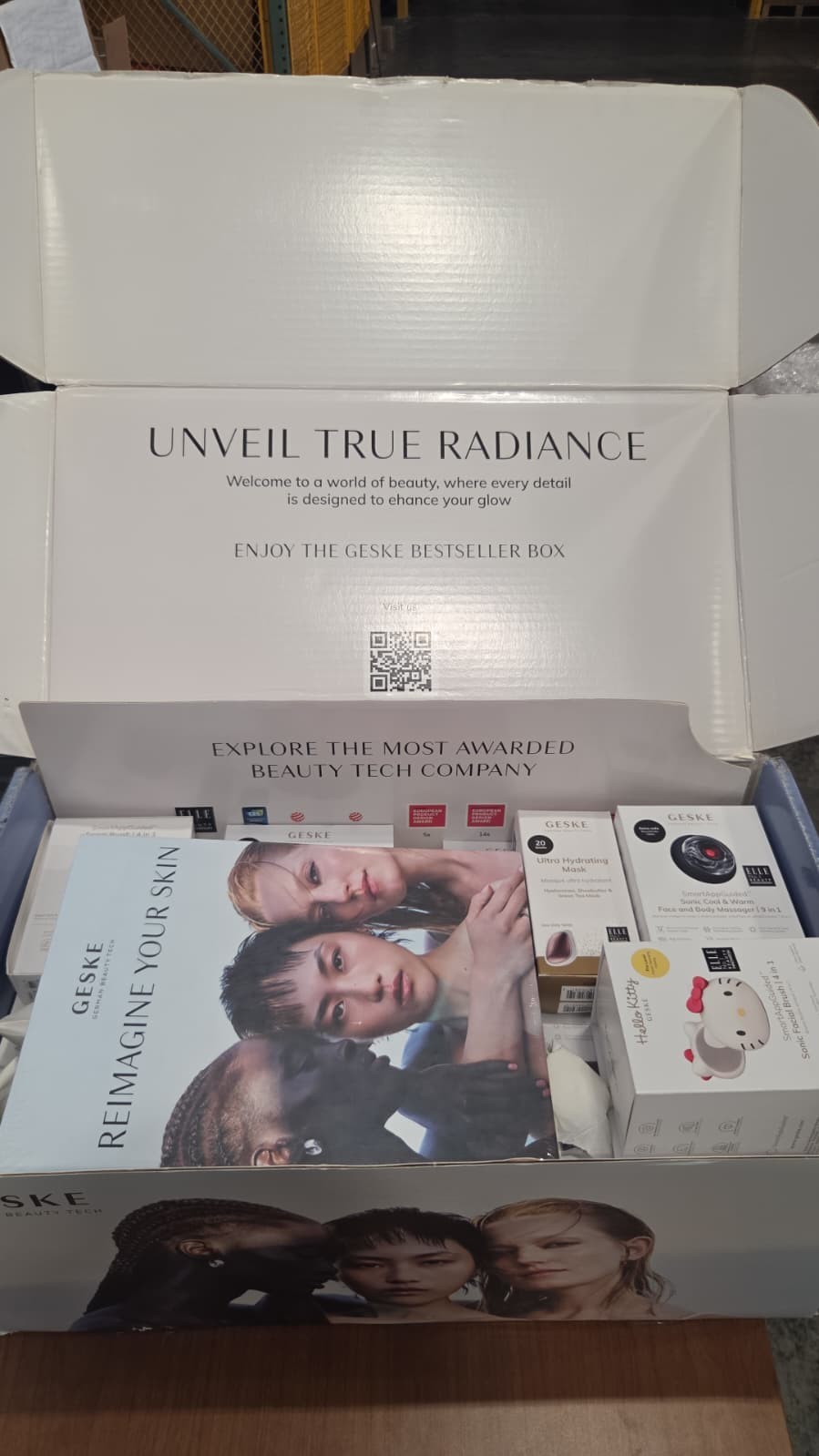 GESKE German Beauty Tech Premium Bundle Box 17+ NEW Sealed Beauty Devices