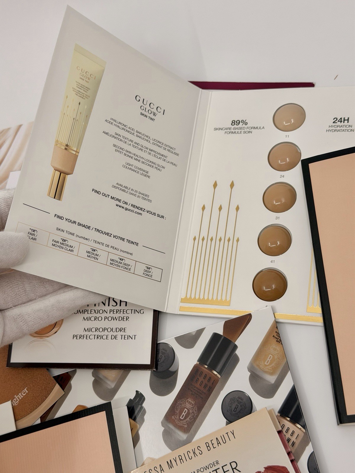 Lot of Makeup Samples High End Sephora Ulta Gucci Ilia Charlotte Tilbury + More