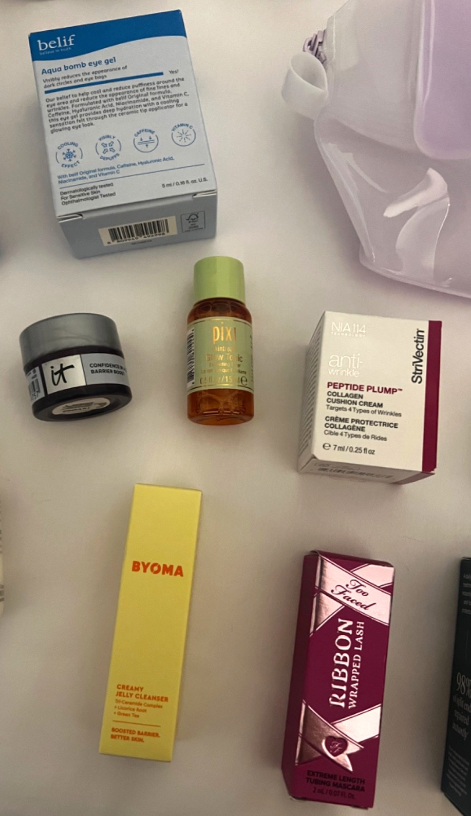 High End Beauty Mixed Lot Makeup Skincare Haircare 40 Pieces + Cosmetic Bag