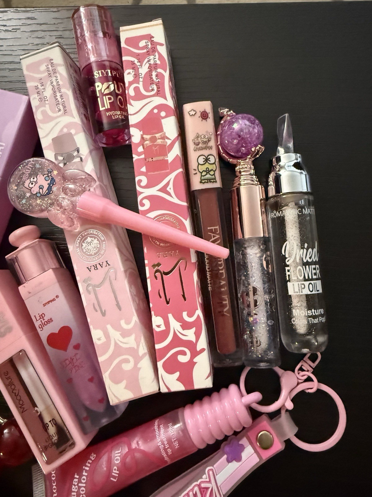 Assorted Full Size Hydrating Lip Oil, Lip Gloss & Liquid Lipstick Mixed Lot