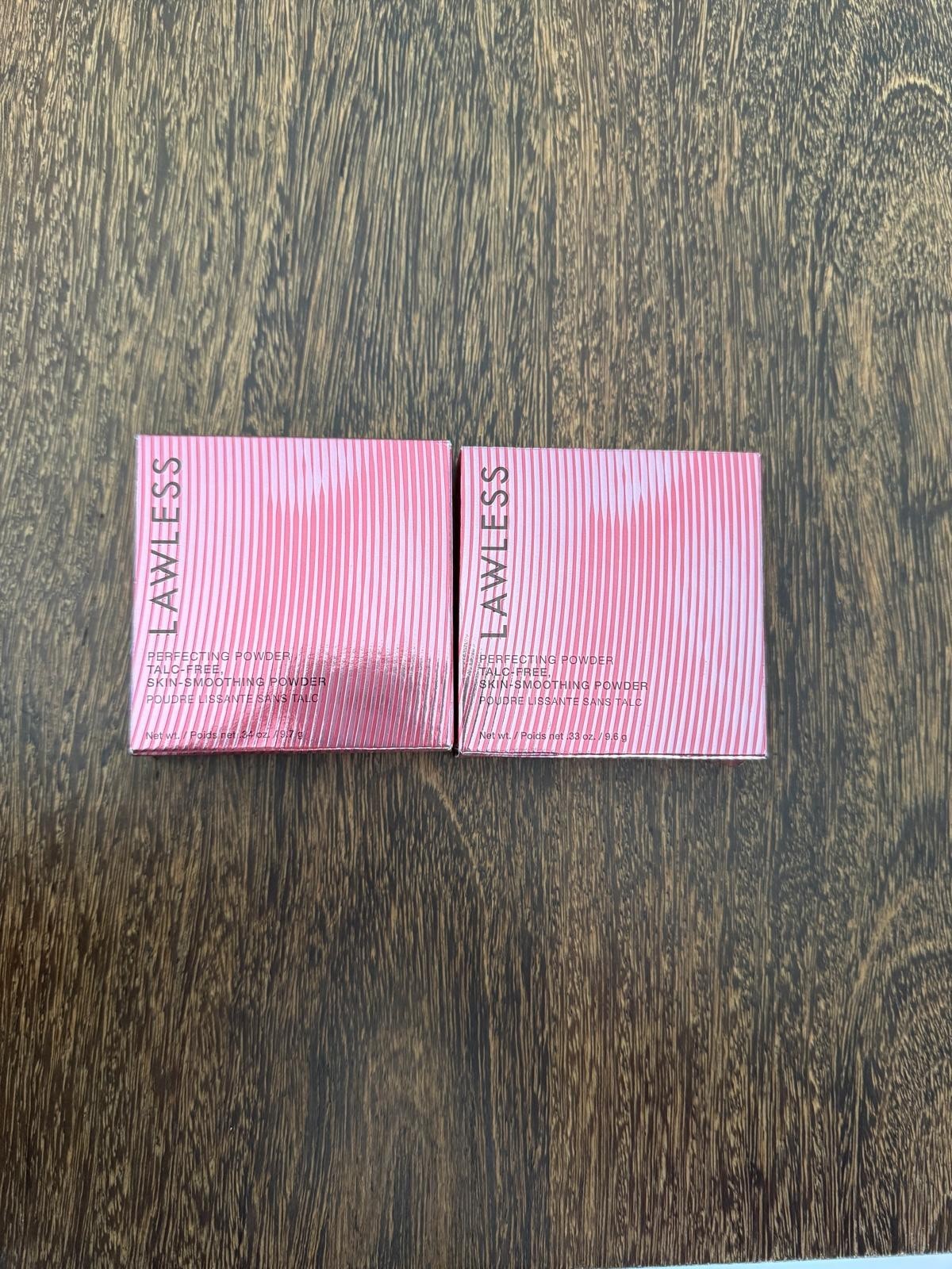 LAWLESS LOT of 2 Items $82 NEW PERFECTING SMOOTHING POWDER, TRANSLUCENT + TUTU