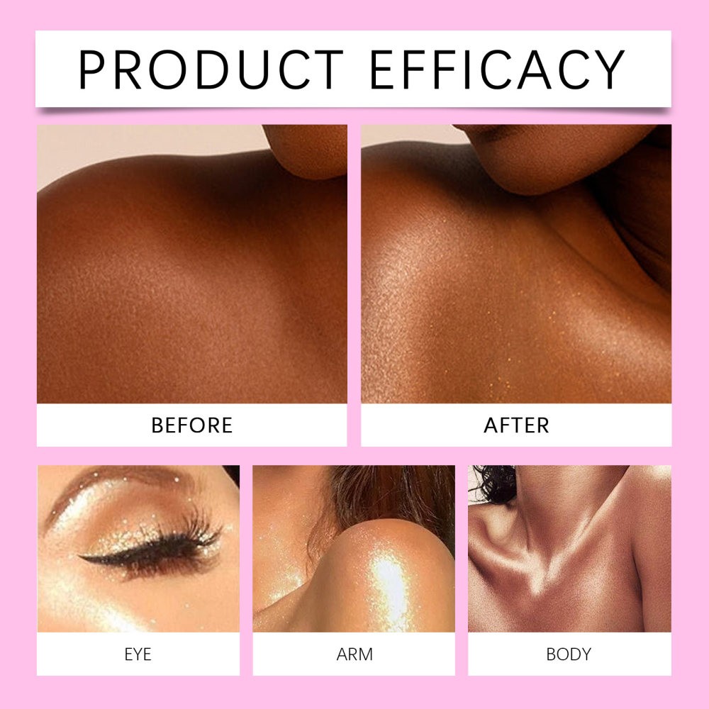 glitter body oil series deep facial whole body skin
