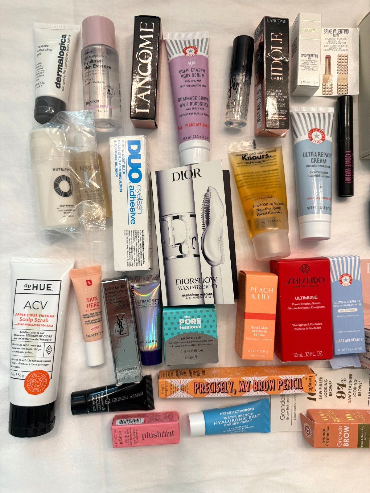 Huge Lot 65+ Beauty Skincare Makeup Haircare Deluxe Samples New