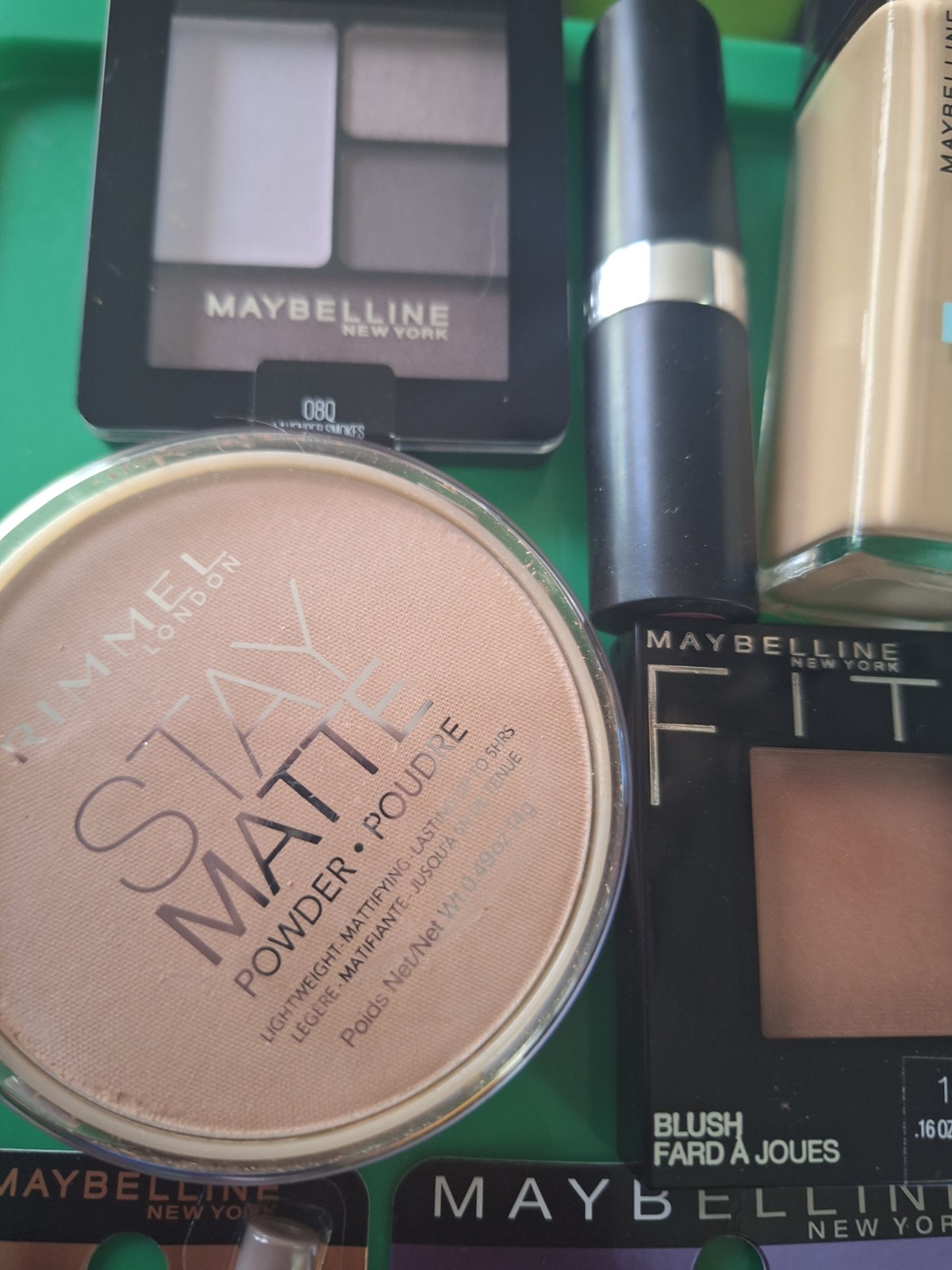 Maybelline New York Fit Me Matte + Poreless & Colossal Makeup Lot + MODA Brushes