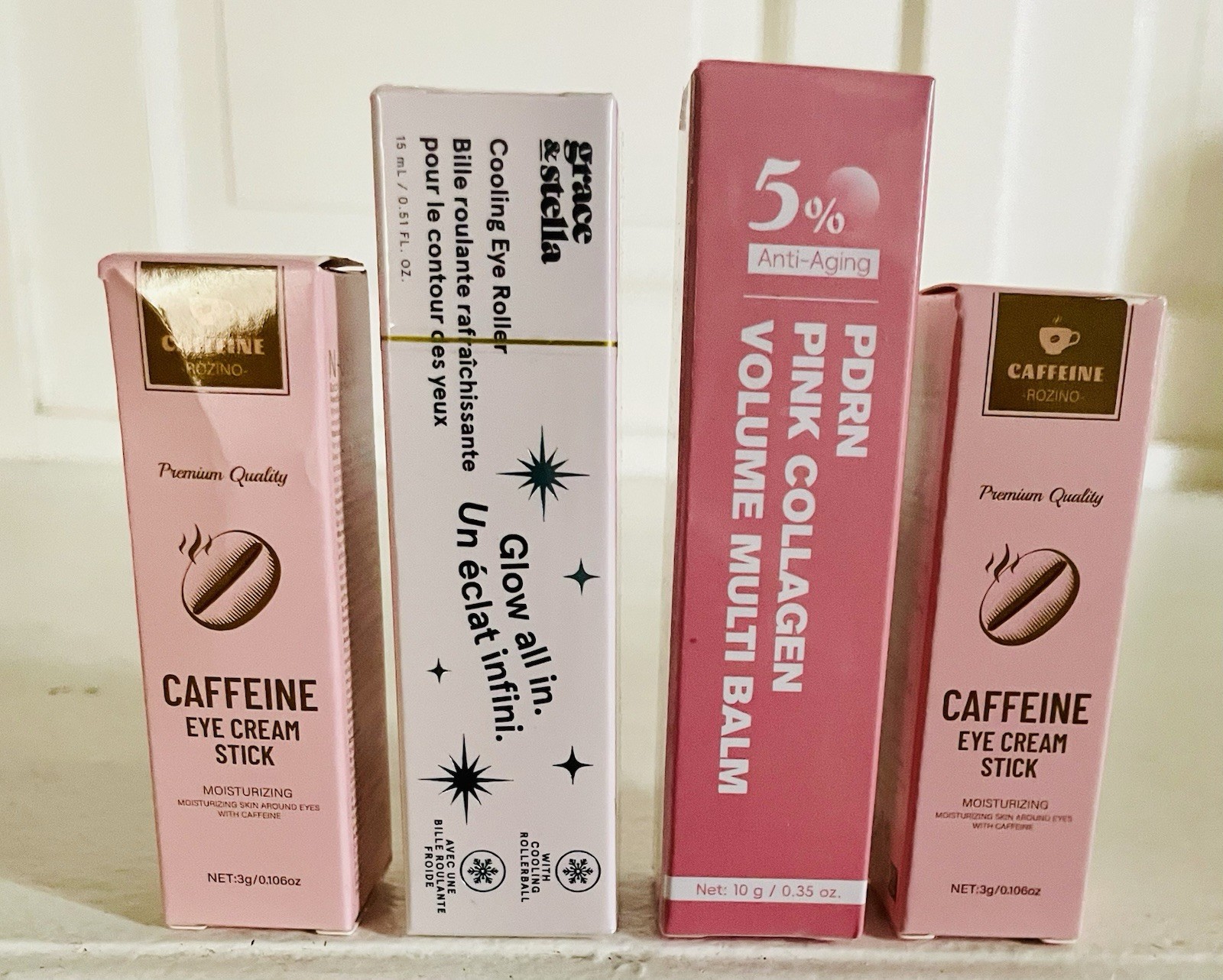 Brand New Skincare Eye Bundle – Caffeine & Collagen Balms / Sticks