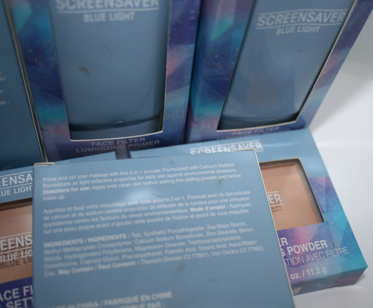 6 Screensaver Blue Light Face Filter Luminizing Primer -setting powder lot of 6