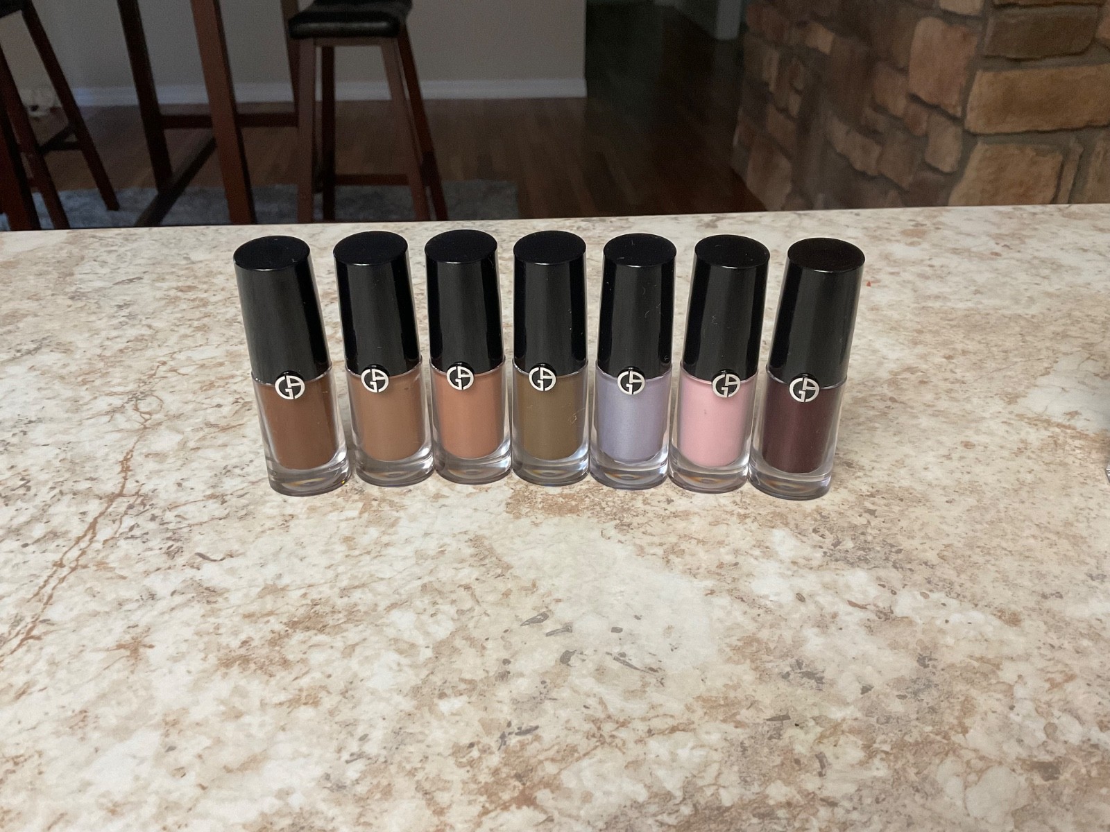 Set of 27 makeup products: Armani,Givenchy, Lancôme, Clinique, Laura Geller …